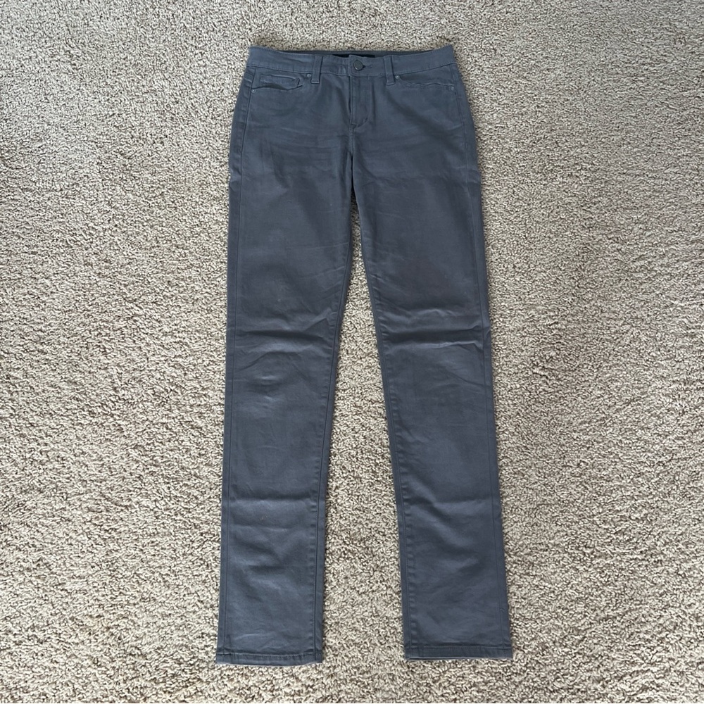 Calvin Klein Jeans Women’s Grey Mid-Rise Soft Stretch Skinny Pant Size 4 - Picture 2 of 12